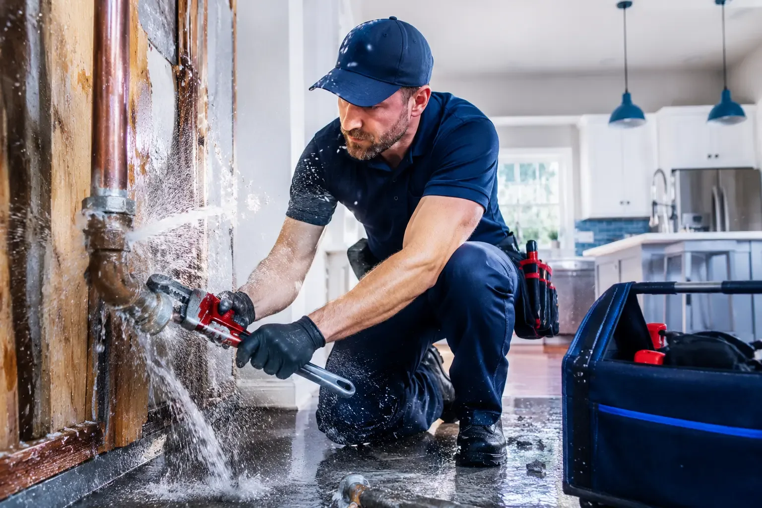Local emergency pipe repair professionals in Braxton, MS